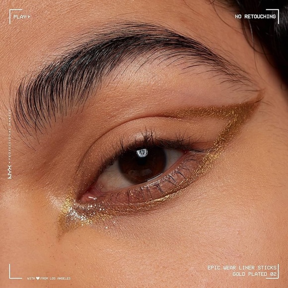 3/$10 NYX 02 Gold Plated Epic Wear Liner Stick Pencil Eyeliner - Picture 3 of 4